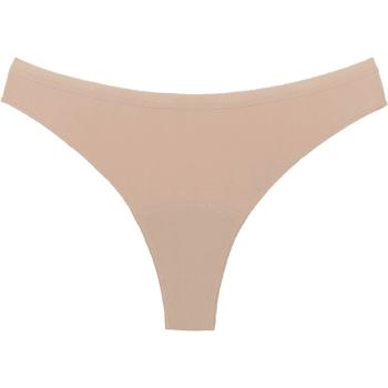 Snuggs Period Underwear Brazilian Light Tencel™ Lyocell Beige chiloți menstruali textili pentru menstruație slabă mărime M 1 buc