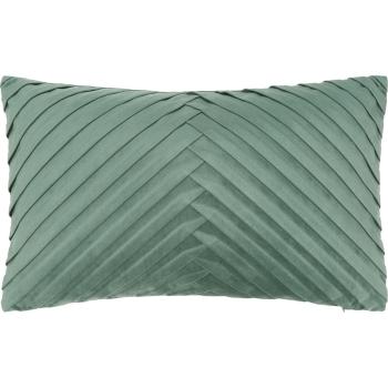 Față de pernă decorativă din catifea Westwing Collection Lucie, 30 x 50 cm, verde