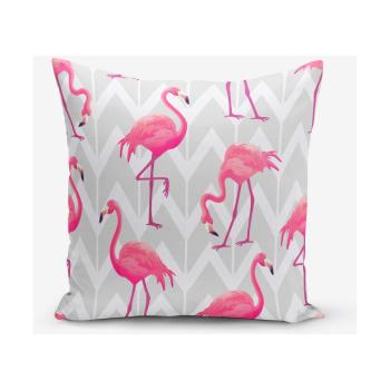 Față de pernă cu amestec de bumbac Minimalist Cushion Covers, 45 x 45 cm, flamingo