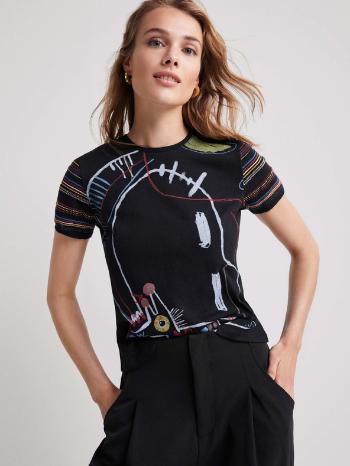 Desigual Roma Tricou Negru