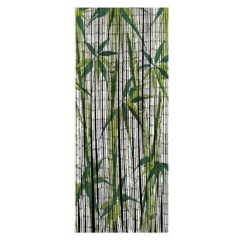 Perdea de ușă din bambus verde 200x90 cm Bamboo - Maximex