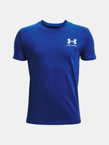 Under Armour UA Sportstyle Left Chest SS Tricou pentru copii Albastru