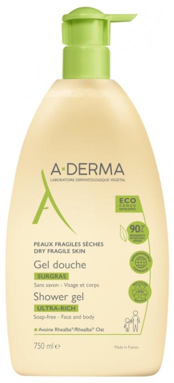 A-DERMA Gel de duș (Ultra-Rich Shower Gel) 750 ml