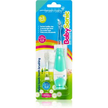 Brush Baby BabySonic periuta de dinti electrica pentru copii 0 - 36 luni Teal 1 buc