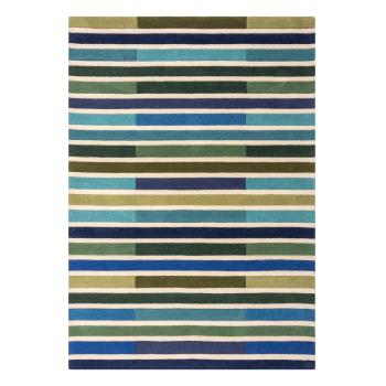 Covor din lână verde 290x200 cm Piano - Flair Rugs