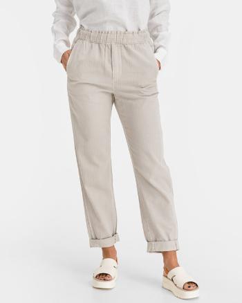 GAP Pull On Paperbag Pantaloni Alb