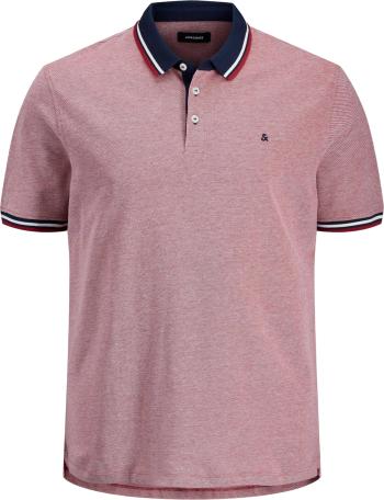 Jack&Jones PLUS Pentru bărbațicămașă polo Slim fitJJEPAULOS 12143859 Rio Red 7XL