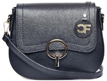 Carla Ferreri Geantă crossbody din piele pentru femei CF1885 Nero