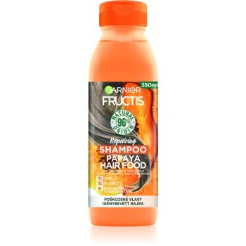 Garnier Fructis Papaya Hair Food sampon pentru regenerare pentru par deteriorat 350 ml