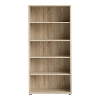 Bibliotecă modulară cu  aspect de lemn de stejar 89x189 cm Prima – Tvilum