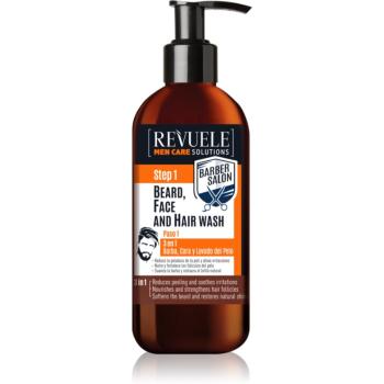 Revuele Men Care Solutions Barber Salon șampon pentru păr și barbă 3 in 1 300 ml