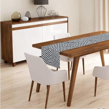 Napron pentru masă Minimalist Cushion Covers Zigzag, 45 x 140 cm