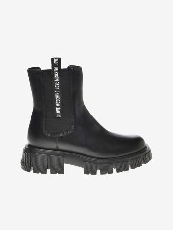 Love Moschino Ghete pe gleznă Negru