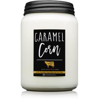Milkhouse Candle Co. Farmhouse Caramel Corn lumânare parfumată 737 g