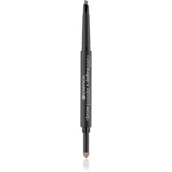 Essence Brow Powder & Define Pen creion sprâncene precise culoare 01 Blonde-medium brown 0,4 g