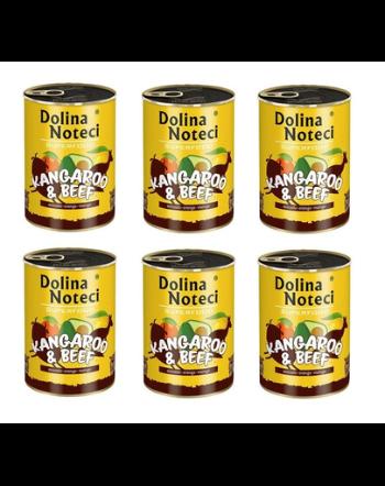 DOLINA NOTECI Premium SuperFood hrana umeda caini adulti, cangur si vita 800 g x 6 buc.