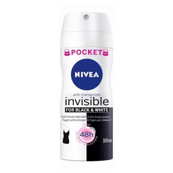 Nivea Invisible Black & White Clear antiperspirant Spray 100 ml