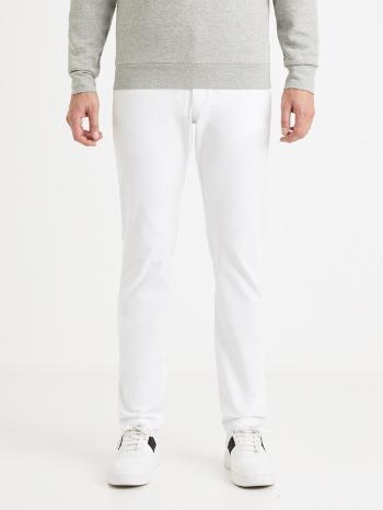 Celio Tocharles Chino Pantaloni Alb