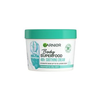 Garnier Crema de corp calmantă cu extract de aloe vera pentru piele normală spre uscată Body Superfood (Soothing Cream) 380 ml