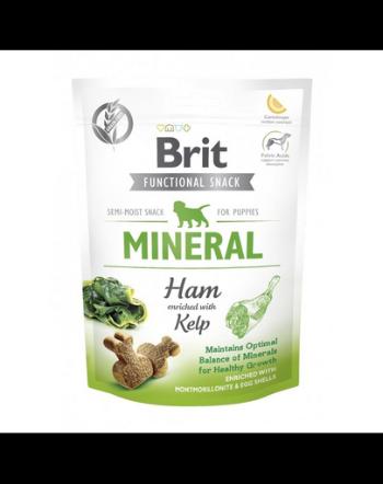 BRIT Care Dog Functional Snack Mineral Ham 150g Recompense cu sunca si alge pentru catei