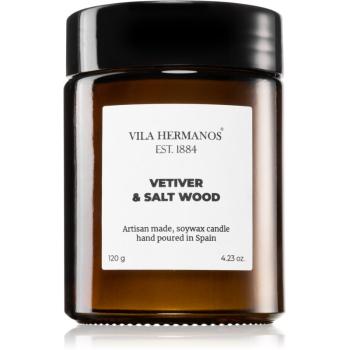 Vila Hermanos Apothecary Vetiver & Salt Wood lumânare parfumată 120 g