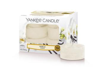 Yankee Candle Lumânări aromatice de ceai Vanilla 12 x 9,8 g