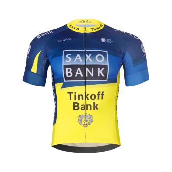 
                         Tricou de ciclism cu mânecă scurtă - SAXO BANK TINKOFF 
                