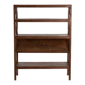 Bibliotecă maro din lemn  de acacia 120x160 cm Yuki – Light & Living