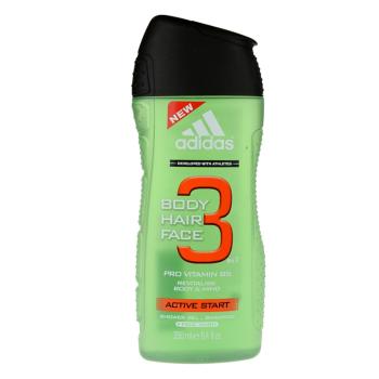 Adidas 3 Active Start gel de duș pentru bărbați 250 ml