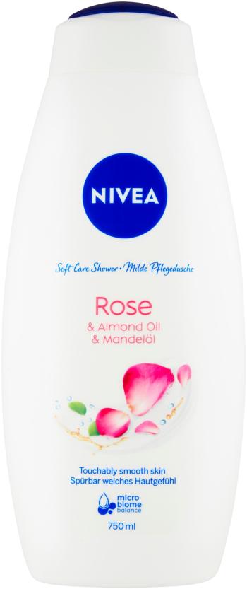 Nivea Gel de duș Rose & Almond Milk (Shower Gel) 750 ml