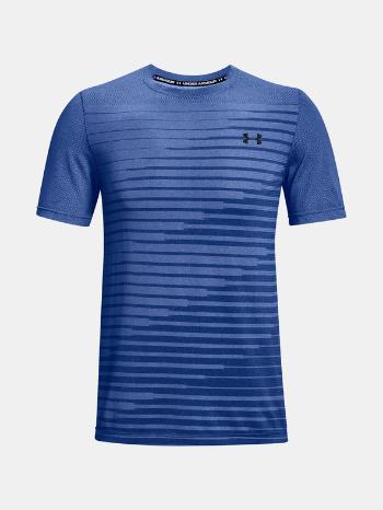 Under Armour UA Seamless Fade SS Tricou Albastru