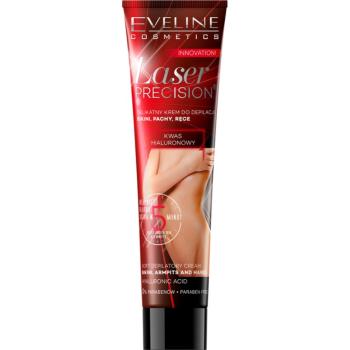 Eveline Cosmetics Laser Precision crema depilatoare pentru mâini, axile și zona inghinală pentru piele uscata si sensibila 125 ml