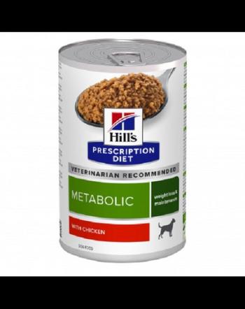 HILL'S Prescription Diet Canine Metabolic 370g hrana umeda pentru caini supraponderali