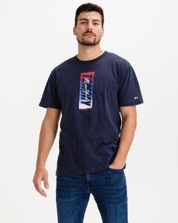 Tommy Jeans Vertical Logo Tricou Albastru