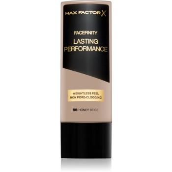 Max Factor Facefinity Lasting Performance fond de ten lichid  pentru un efect de lunga durata culoare 108 Honey Beige 35 ml