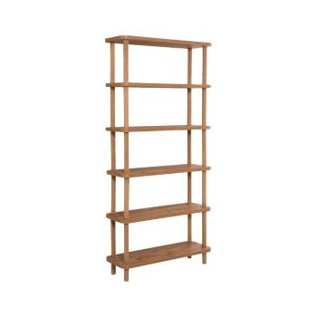 Bibliotecă cu aspect de lemn de pin 80x168,5 cm Step – Kalune Design