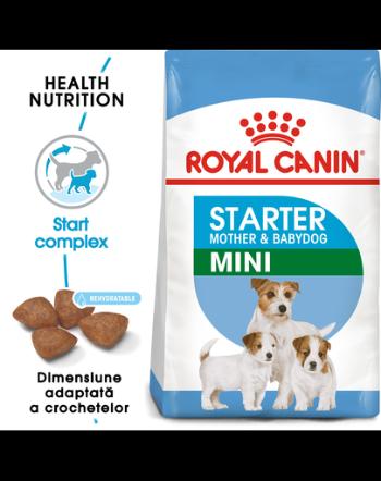 Royal Canin Mini Starter Mother &amp; Babydog gestatie/ lactatie pui hrana uscata caine, 8.5 kg
