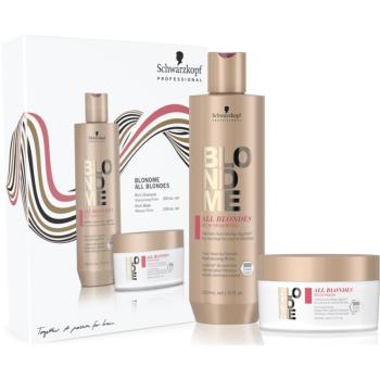 Schwarzkopf Professional Blondme All Blondes Rich set I. (pentru par aspru.) pentru femei