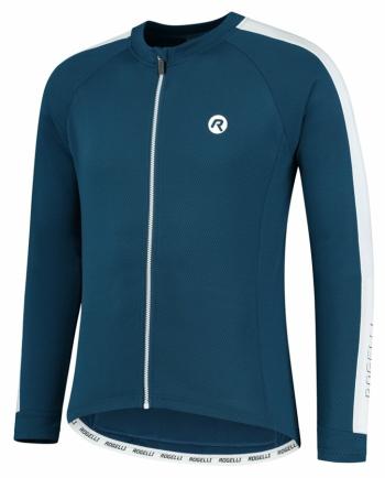 Pentru bărbați tricou de ciclism fără izolație Rogelli Explora albastru alb ROG351001