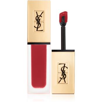 Yves Saint Laurent Tatouage Couture ruj lichid ultra mat culoare 34 Crimson Rivals 6 ml