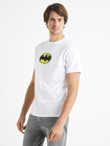 Celio Batman Tricou Alb