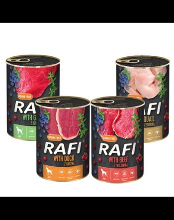 DOLINA NOTECI Rafi Premium Mix Mancare umeda caini, mix sortimente 24x400g