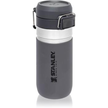 Stanley Quick Flip Go Bottle sticlă termos Charcoal 470 ml