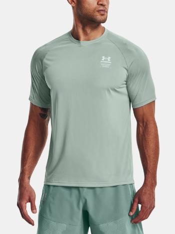 Under Armour UA Armourprint SS Tricou Verde