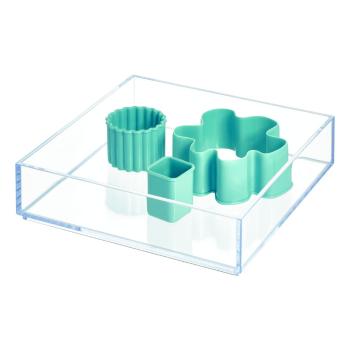 Organizator transparent iDesign Clarity, 20 x 20 cm