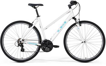 Bicicleta de oras/trekking femei M-BIKE CRS-10V Lady Alb/Albastru 2021