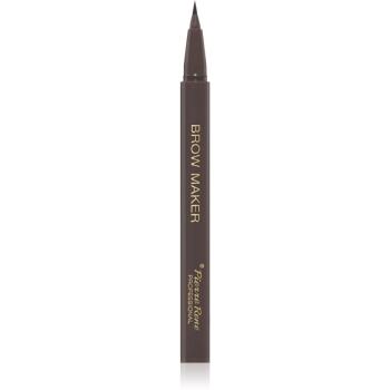 Pierre René Professional Brow Maker creion sprâncene precise culoare Dark Brown 0,74 g