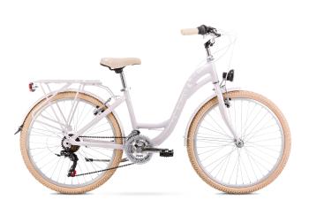 Bicicleta pentru copii Romet Panda 1 Mov deschis/Alb 2022