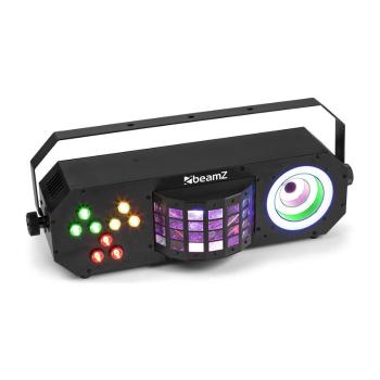 Beamz LightBox 3, efect de petrecere, efect de vapori/derby/visual ring, RGBAW-UV, negru