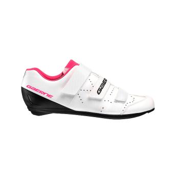 GAERNE RECORD LADY pantofi pentru ciclism - white/fuchsia 
